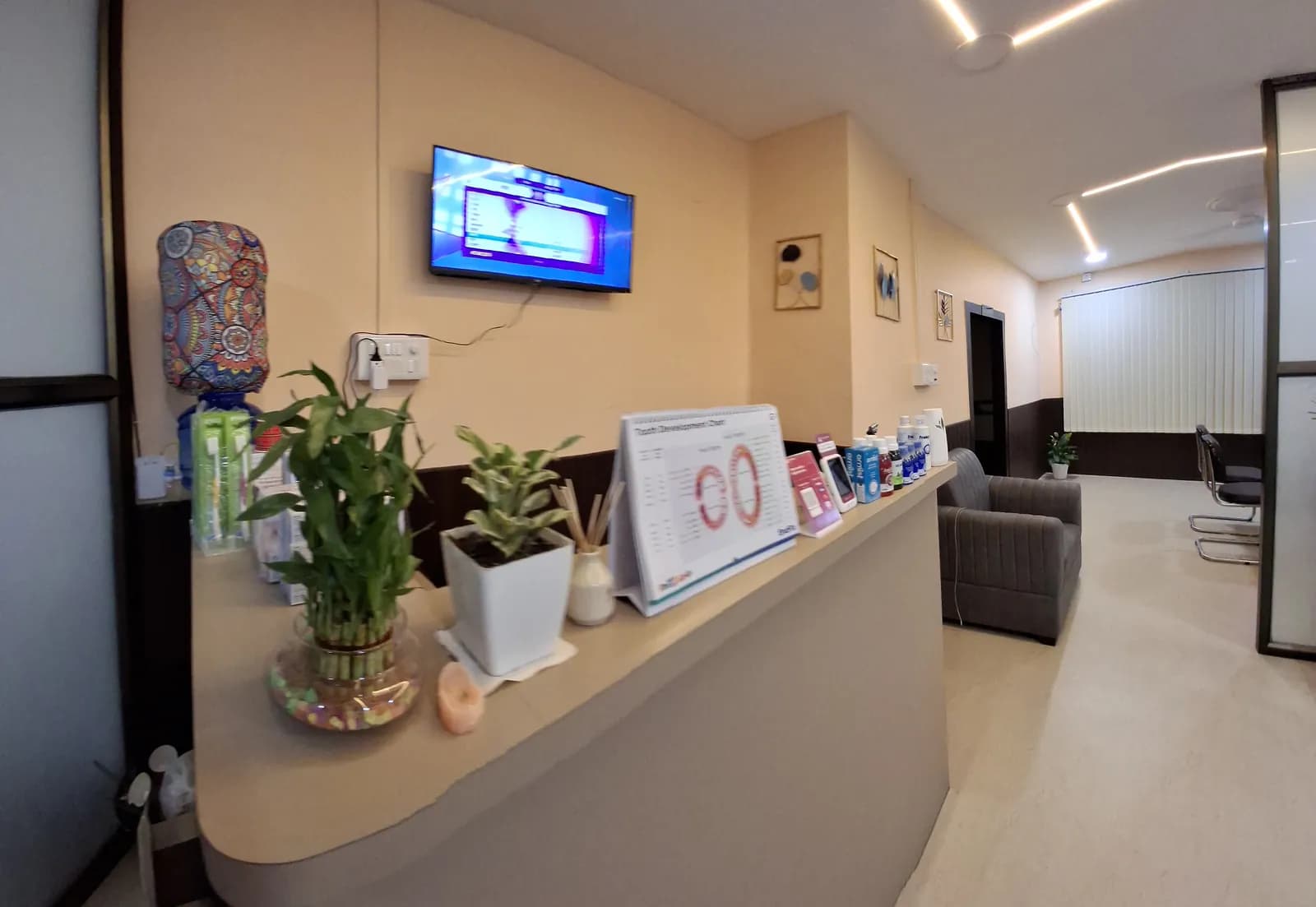 Reception desk at Dental Central